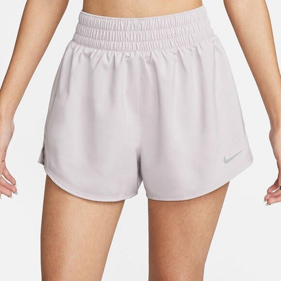 Nike Womens One Dri-FIT High-Waisted 2-in-1 Shorts DX6016-019 Purple Size Small - Picture 2 of 4